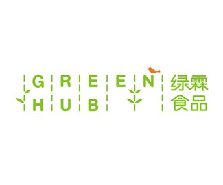 绿霖食品/Green Hub品牌标志设计
