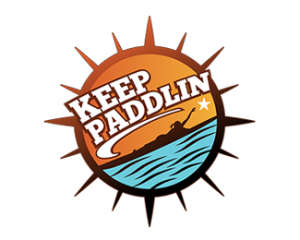 Keep Paddlin标志