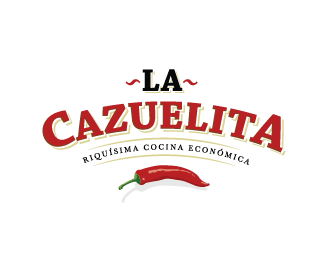 La Cazuelita辣椒食品标志