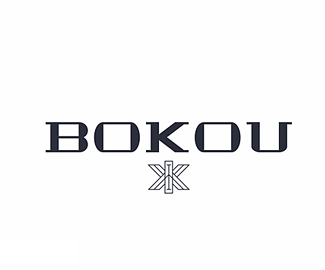 BOKOU男装标志设计