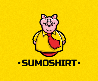 Sumoshirt猪logo