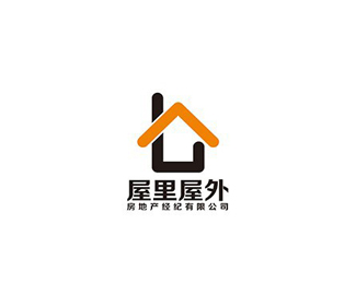 杭州屋里屋外房地产经纪有限公司标志设计