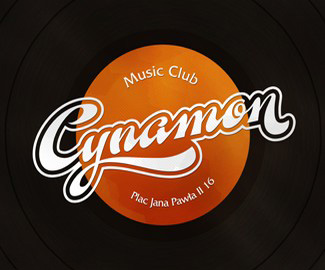 音乐俱乐部Cynamon字体设计