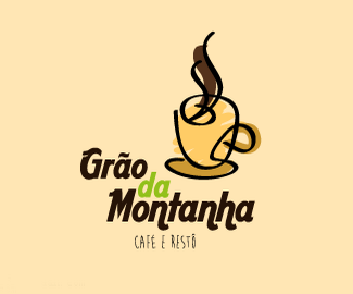 巴西Grao da Montanha咖啡厅标志