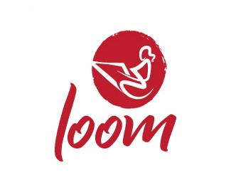 手工刺绣品牌Loom标志