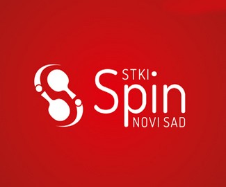 塞尔维亚国家队的轮椅乒乓球运动员SPIN标志设计