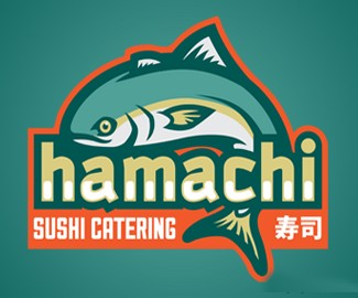 日本寿司店Hamachi标志
