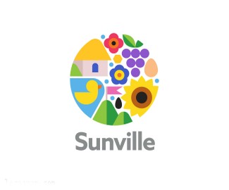 生态旅游Sunville标志