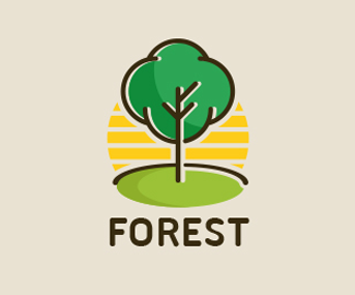 森林标志